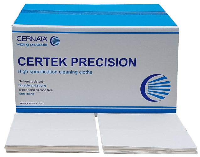 CERTEK Precision Wipes 400 1/4 FOLD WIPES 30x38cms WHITE